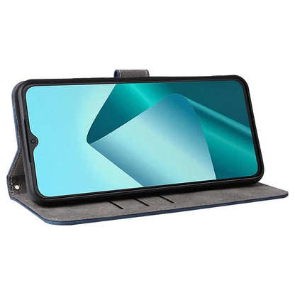 For Wiko T20 Leather Case RFID Blocking Wallet Phone Cover with Strap