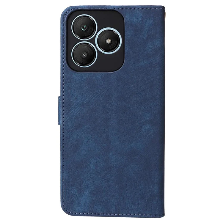 For Wiko T20 Leather Case RFID Blocking Wallet Phone Cover with Strap