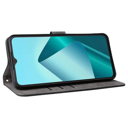 For Wiko T20 Leather Case RFID Blocking Wallet Phone Cover with Strap