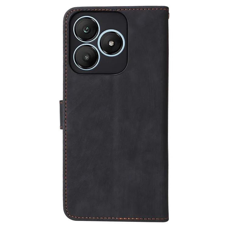 For Wiko T20 Leather Case RFID Blocking Wallet Phone Cover with Strap