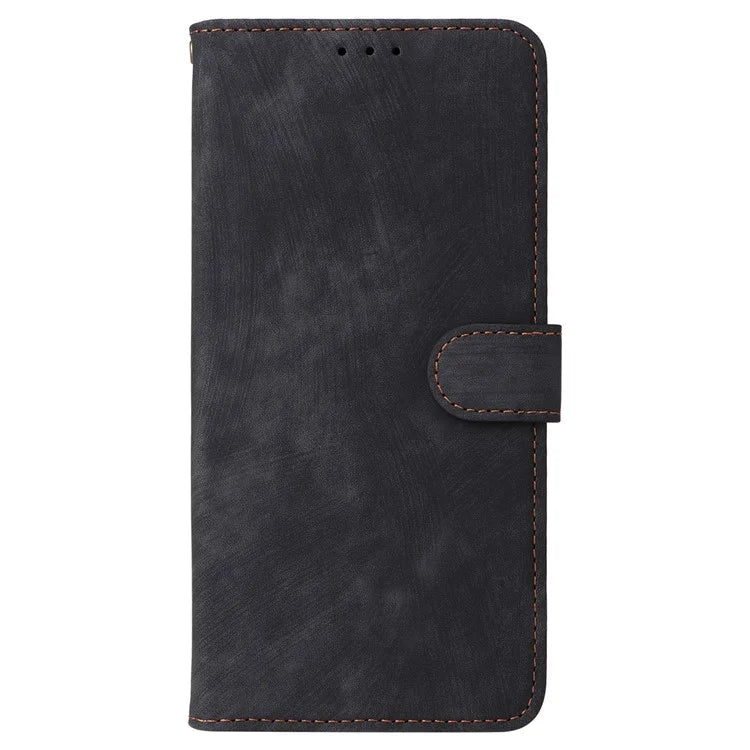 For ZTE Axon 60 ( ZTE Blade V60) Leather Case RFID Blocking Wallet Phone Cover with Strap