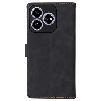 For ZTE Axon 60 ( ZTE Blade V60) Leather Case RFID Blocking Wallet Phone Cover with Strap
