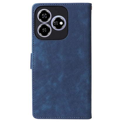 For ZTE Axon 60 ( ZTE Blade V60) Leather Case RFID Blocking Wallet Phone Cover with Strap