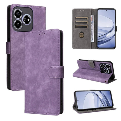 For ZTE Axon 60 ( ZTE Blade V60) Leather Case RFID Blocking Wallet Phone Cover with Strap