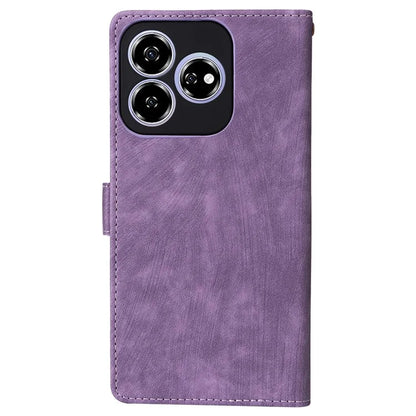 For ZTE Axon 60 ( ZTE Blade V60) Leather Case RFID Blocking Wallet Phone Cover with Strap