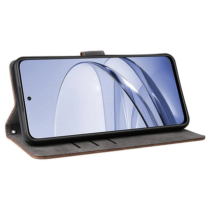 For ZTE Axon 60 ( ZTE Blade V60) Leather Case RFID Blocking Wallet Phone Cover with Strap