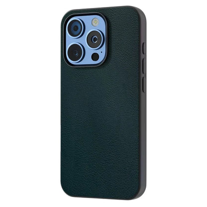 For iPhone 16 Pro Max Case PU Leather Coated TPU+PC Hybrid Phone Cover