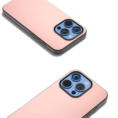 For iPhone 16 Pro Max Case PU Leather Coated TPU+PC Hybrid Phone Cover