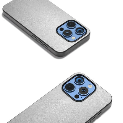 For iPhone 16 Pro Max Case PU Leather Coated TPU+PC Hybrid Phone Cover