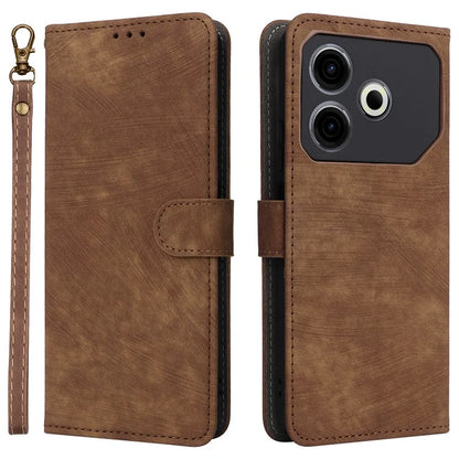 For TECNO Pova 6 Neo Case RFID Blocking PU Leather Wallet Stand Phone Cover