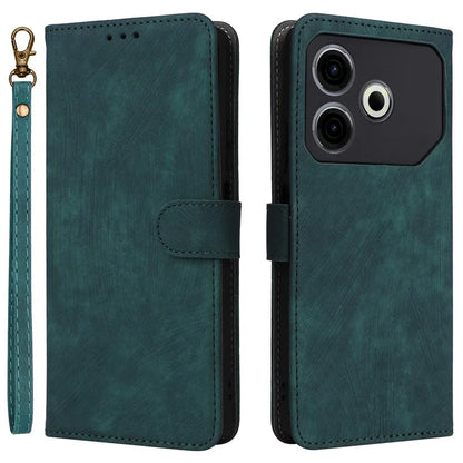 For TECNO Pova 6 Neo Case RFID Blocking PU Leather Wallet Stand Phone Cover