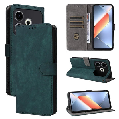 For TECNO Pova 6 Neo Case RFID Blocking PU Leather Wallet Stand Phone Cover