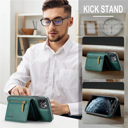 DG.MING M5 Series For iPhone 11 Pro Case Detachable Magnetic Leather Phone Cover with Card Slots
