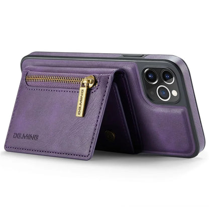 DG.MING M5 Series For iPhone 11 Pro Case Detachable Magnetic Leather Phone Cover with Card Slots
