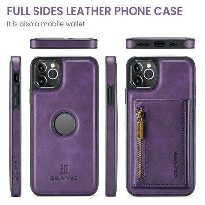 DG.MING M5 Series For iPhone 11 Pro Case Detachable Magnetic Leather Phone Cover with Card Slots