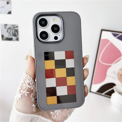 For iPhone 14 Pro Max E Ink Phone Case Customized Screen Pattern Four Color Display