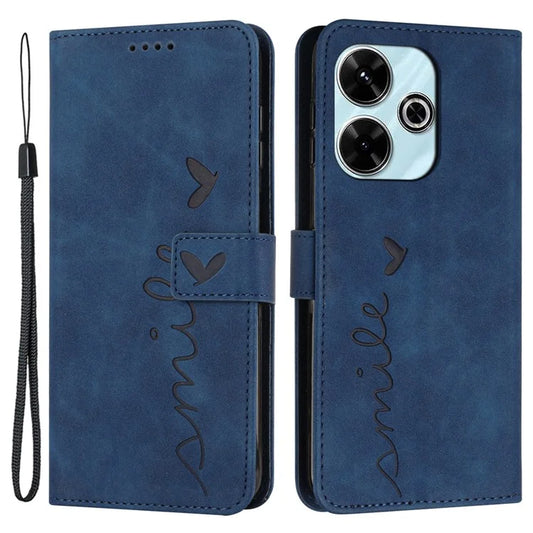 For Xiaomi Redmi 13 5G / 13 4G / Note 13R 5G / Poco M6 4G Case Wallet Imprinted PU Leather Phone Stand Cover
