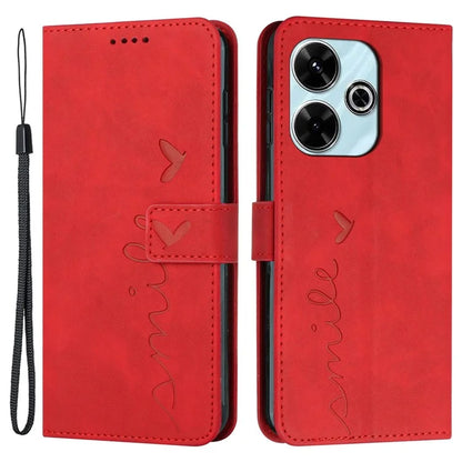 For Xiaomi Redmi 13 5G / 13 4G / Note 13R 5G / Poco M6 4G Case Wallet Imprinted PU Leather Phone Stand Cover