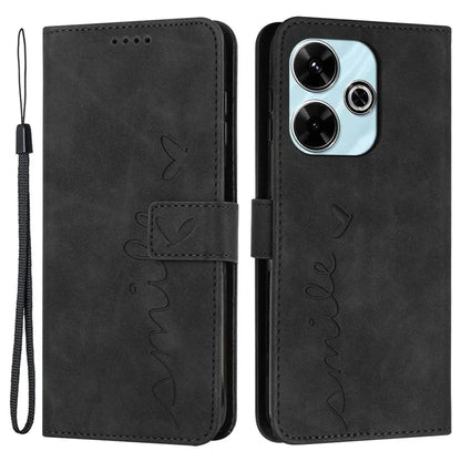 For Xiaomi Redmi 13 5G / 13 4G / Note 13R 5G / Poco M6 4G Case Wallet Imprinted PU Leather Phone Stand Cover