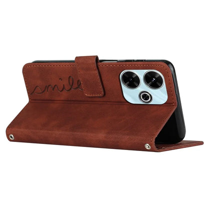 For Xiaomi Redmi 13 5G / 13 4G / Note 13R 5G / Poco M6 4G Case Wallet Imprinted PU Leather Phone Stand Cover