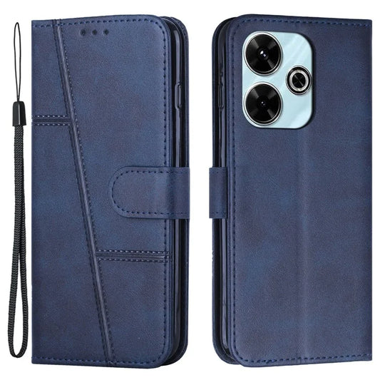 For Xiaomi Redmi 13 5G / 13 4G / Note 13R 5G / Poco M6 4G Case Wallet PU Leather Phone Stand Cover
