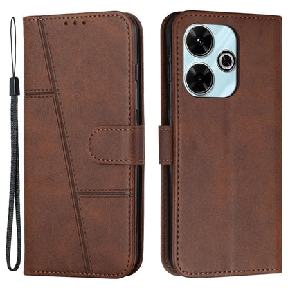 For Xiaomi Redmi 13 5G / 13 4G / Note 13R 5G / Poco M6 4G Case Wallet PU Leather Phone Stand Cover
