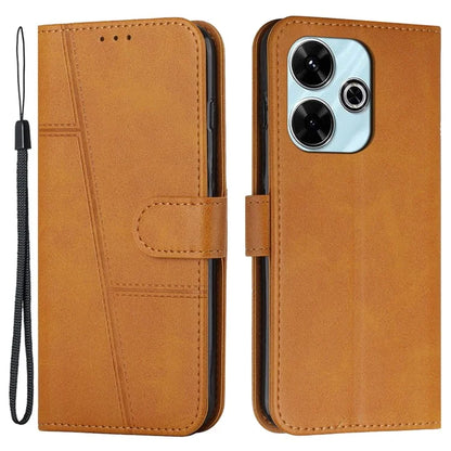 For Xiaomi Redmi 13 5G / 13 4G / Note 13R 5G / Poco M6 4G Case Wallet PU Leather Phone Stand Cover
