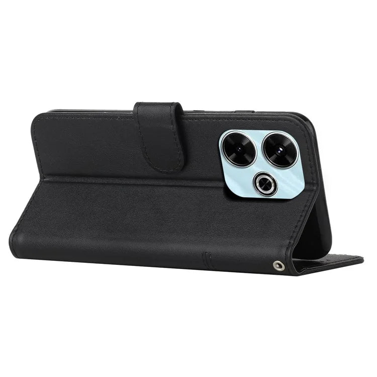 For Xiaomi Redmi 13 5G / 13 4G / Note 13R 5G / Poco M6 4G Case Wallet PU Leather Phone Stand Cover