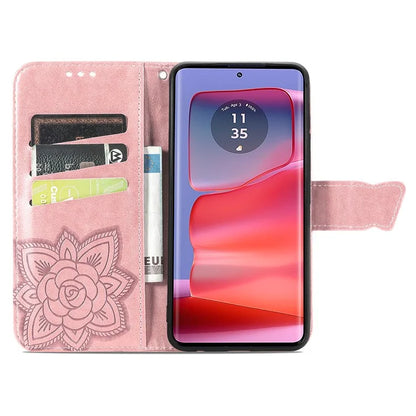 For Motorola Edge 50 Ultra 5G / Moto X50 Ultra 5G Case Butterfly Leather Phone Cover