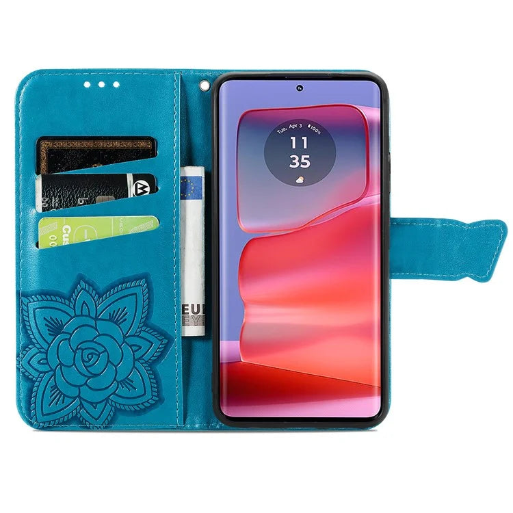 For Motorola Edge 50 Ultra 5G / Moto X50 Ultra 5G Case Butterfly Leather Phone Cover