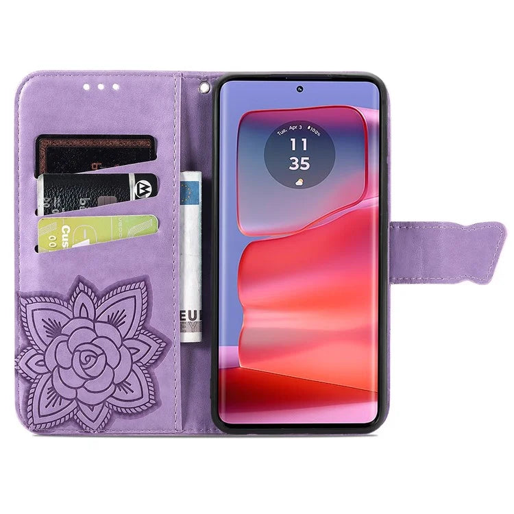 For Motorola Edge 50 Ultra 5G / Moto X50 Ultra 5G Case Butterfly Leather Phone Cover