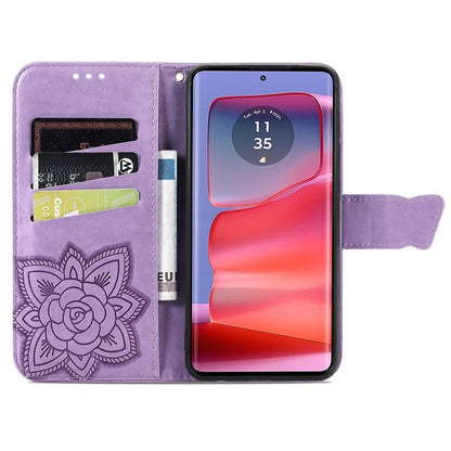 For Motorola Edge 50 Ultra 5G / Moto X50 Ultra 5G Case Butterfly Leather Phone Cover