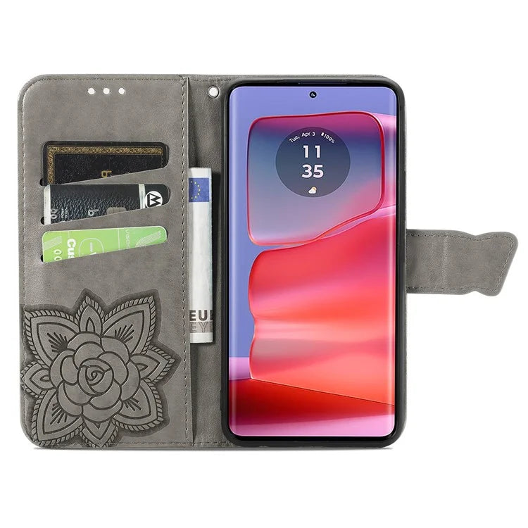 For Motorola Edge 50 Ultra 5G / Moto X50 Ultra 5G Case Butterfly Leather Phone Cover