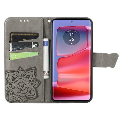 For Motorola Edge 50 Ultra 5G / Moto X50 Ultra 5G Case Butterfly Leather Phone Cover