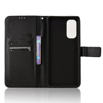 For HTC U24 Pro 5G Case PU Leather Diamond Texture Protective Phone Cover