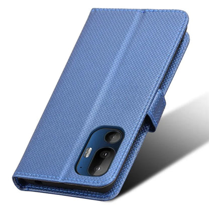For HTC U24 Pro 5G Case PU Leather Diamond Texture Protective Phone Cover