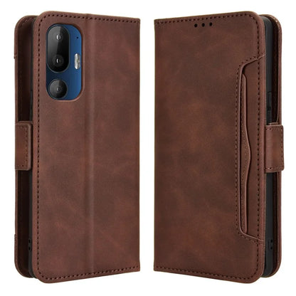 For HTC U24 Pro 5G Case Multiple Card Slots Leather Stand Phone Cover