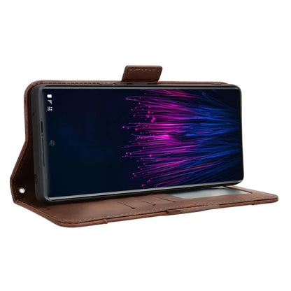 For HTC U24 Pro 5G Case Multiple Card Slots Leather Stand Phone Cover