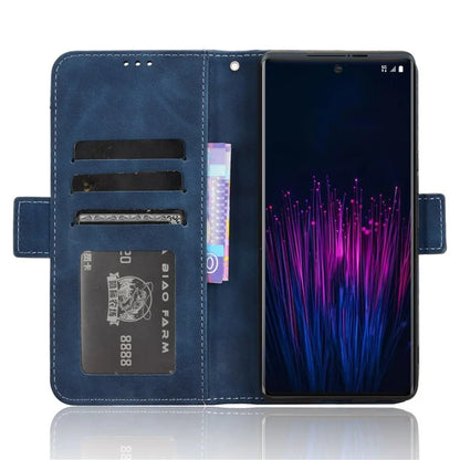 For HTC U24 Pro 5G Case Multiple Card Slots Leather Stand Phone Cover