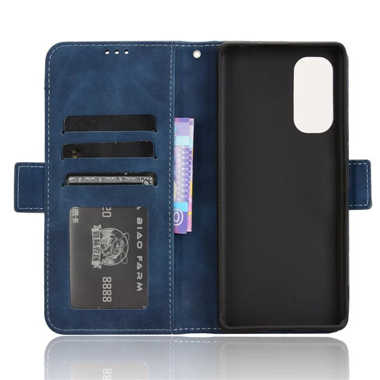 For HTC U24 Pro 5G Case Multiple Card Slots Leather Stand Phone Cover