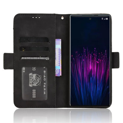 For HTC U24 Pro 5G Case Multiple Card Slots Leather Stand Phone Cover