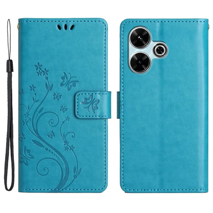 For Xiaomi Redmi 13 5G / 13 4G Case PU Leather Phone Wallet Cover with Strap