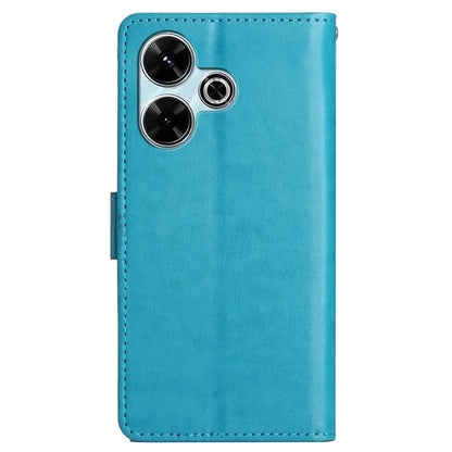 For Xiaomi Redmi 13 5G / 13 4G Case PU Leather Phone Wallet Cover with Strap