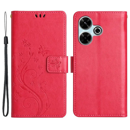 For Xiaomi Redmi 13 5G / 13 4G Case PU Leather Phone Wallet Cover with Strap
