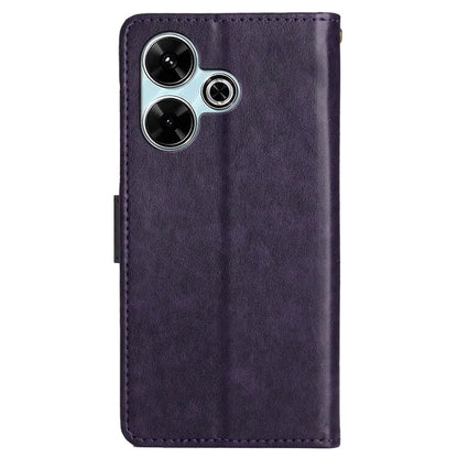 For Xiaomi Redmi 13 5G / 13 4G Case PU Leather Phone Wallet Cover with Strap