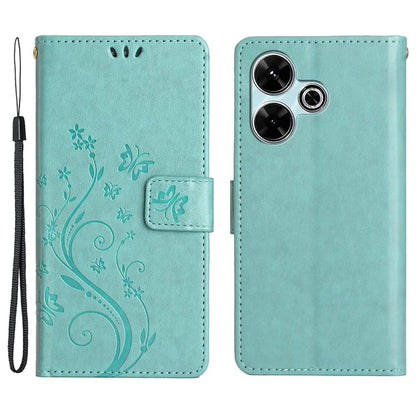 For Xiaomi Redmi 13 5G / 13 4G Case PU Leather Phone Wallet Cover with Strap