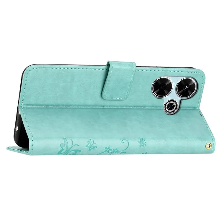 For Xiaomi Redmi 13 5G / 13 4G Case PU Leather Phone Wallet Cover with Strap