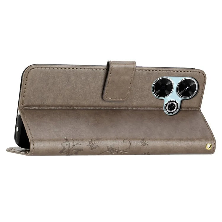 For Xiaomi Redmi 13 5G / 13 4G Case PU Leather Phone Wallet Cover with Strap