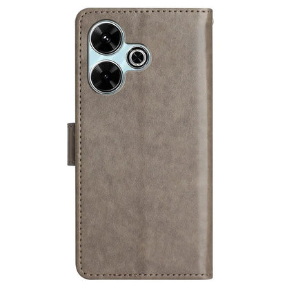 For Xiaomi Redmi 13 5G / 13 4G Case PU Leather Phone Wallet Cover with Strap