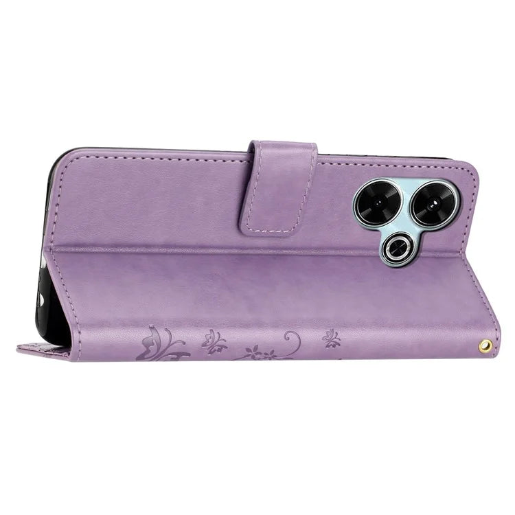 For Xiaomi Redmi 13 5G / 13 4G Case PU Leather Phone Wallet Cover with Strap